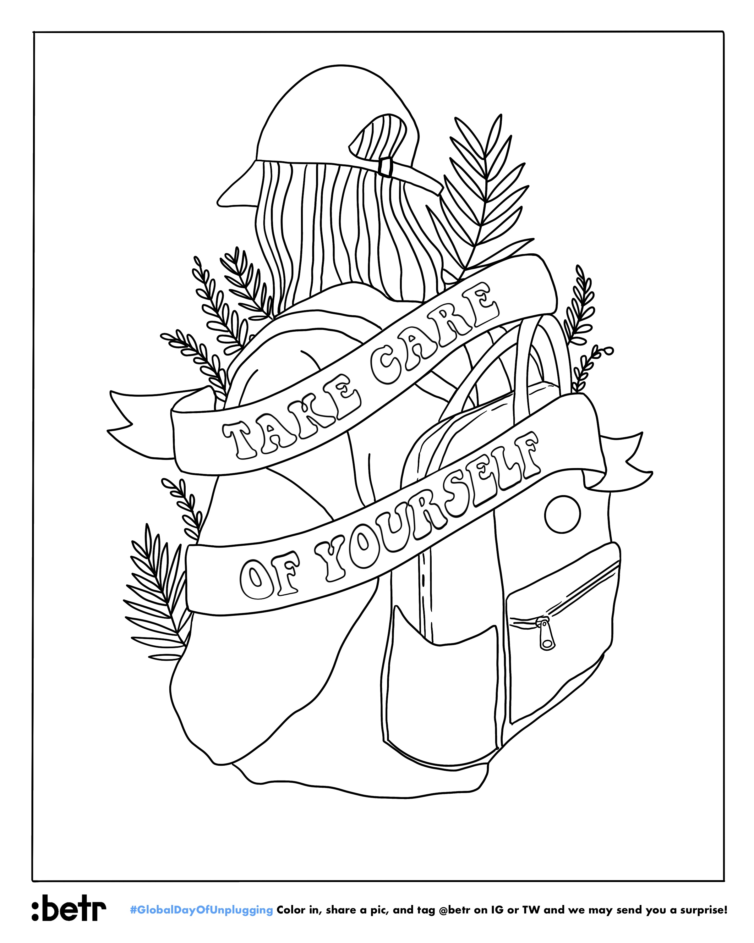 Easy Tiktok Coloring Pages